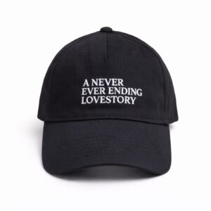 LOVE STORY CAP black